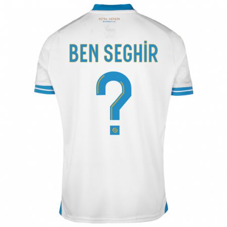 Kandiny Bambino Maglia Salim Ben Seghir #0 Bianco Kit Gara Home 2023/24 Maglietta