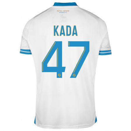 Kandiny Kinderen Joakim Kada #47 Wit Thuisshirt Thuistenue 2023/24 T-Shirt België