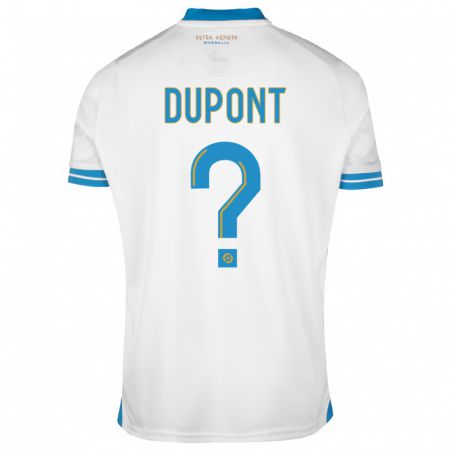 Kandiny Bambino Maglia Hugo Dupont #0 Bianco Kit Gara Home 2023/24 Maglietta