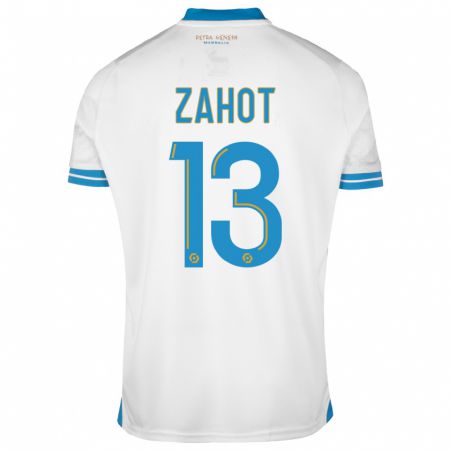 Kandiny Kinderen Sarah Zahot #13 Wit Thuisshirt Thuistenue 2023/24 T-Shirt België