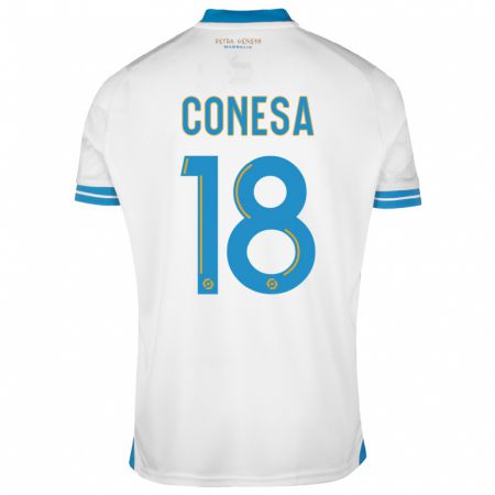 Kandiny Bambino Maglia Anna Conesa #18 Bianco Kit Gara Home 2023/24 Maglietta