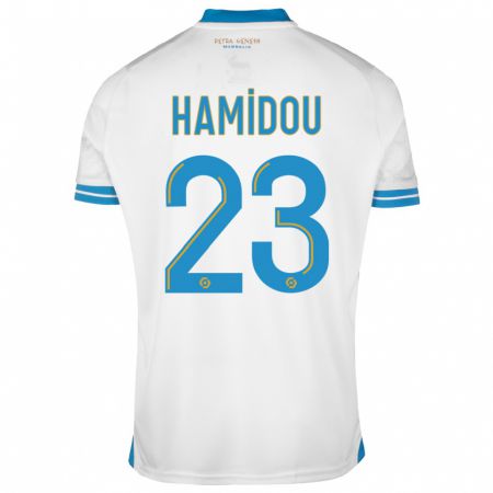 Kandiny Bambino Maglia Jamila Hamidou #23 Bianco Kit Gara Home 2023/24 Maglietta