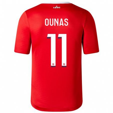 Kandiny Kinder Adam Ounas #11 Rot Heimtrikot Trikot 2023/24 T-Shirt Österreich