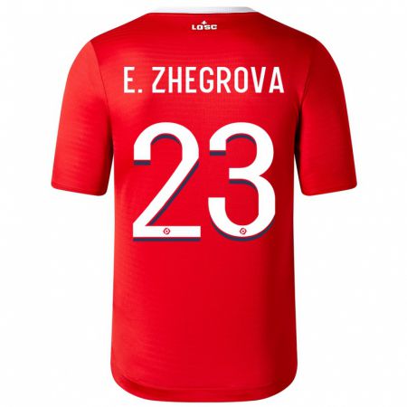 Kandiny Kinder Edon Zhegrova #23 Rot Heimtrikot Trikot 2023/24 T-Shirt Österreich