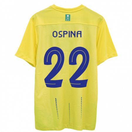 Kandiny Kinderen David Ospina #22 Geel Thuisshirt Thuistenue 2023/24 T-Shirt België