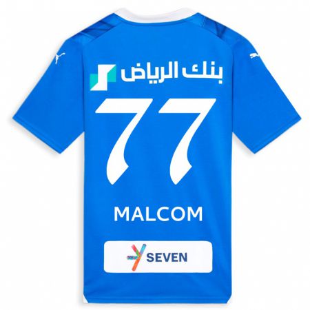 Kandiny Niño Camiseta Malcom #77 Azul 1ª Equipación 2023/24 La Camisa México