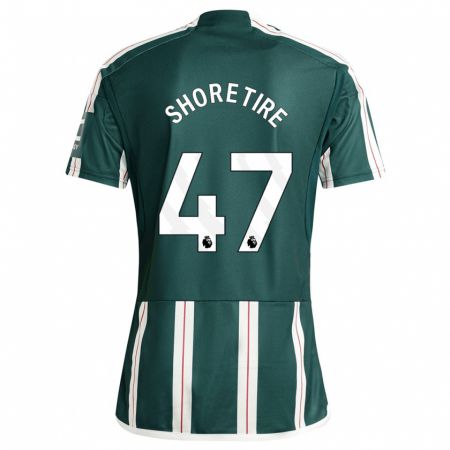 Kandiny Niño Camiseta Shola Shoretire #47 Verde Oscuro 2ª Equipación 2023/24 La Camisa