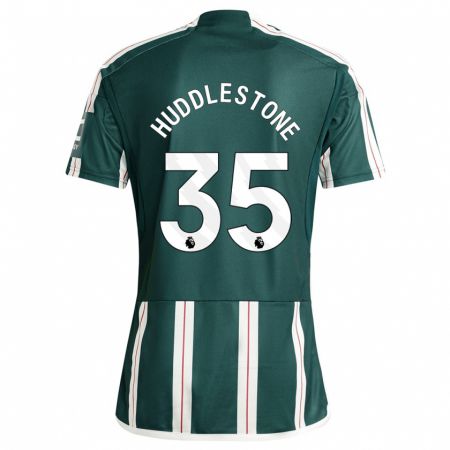 Kandiny Kinder Tom Huddlestone #35 Dunkelgrün Auswärtstrikot Trikot 2023/24 T-Shirt Österreich