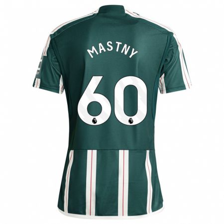 Kandiny Bambino Maglia Ondrej Mastny #60 Verde Scuro Kit Gara Away 2023/24 Maglietta