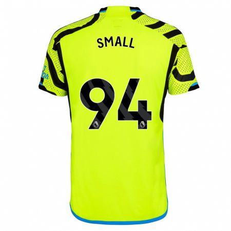 Kandiny Bambino Maglia Coby Small #94 Giallo Kit Gara Away 2023/24 Maglietta