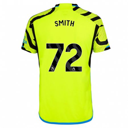 Kandiny Bambino Maglia Matt Smith #72 Giallo Kit Gara Away 2023/24 Maglietta