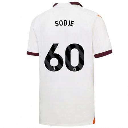 Kandiny Kinderen Tai Sodje #60 Wit Uitshirt Uittenue 2023/24 T-Shirt België