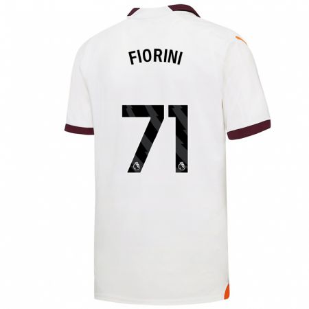 Kandiny Kinder Lewis Fiorini #71 Weiß Auswärtstrikot Trikot 2023/24 T-Shirt Österreich