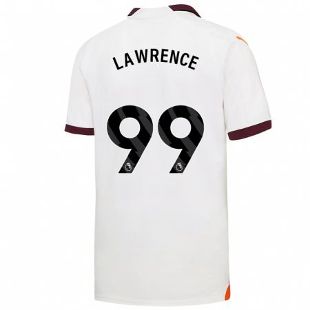 Kandiny Niño Camiseta Emilio Lawrence #99 Blanco 2ª Equipación 2023/24 La Camisa