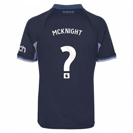 Kandiny Bambino Maglia Maxwell Mcknight #0 Blu Scuro Kit Gara Away 2023/24 Maglietta