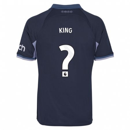 Kandiny Bambino Maglia Maeson King #0 Blu Scuro Kit Gara Away 2023/24 Maglietta