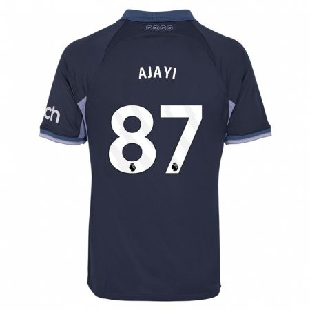 Kandiny Bambino Maglia Damola Ajayi #87 Blu Scuro Kit Gara Away 2023/24 Maglietta