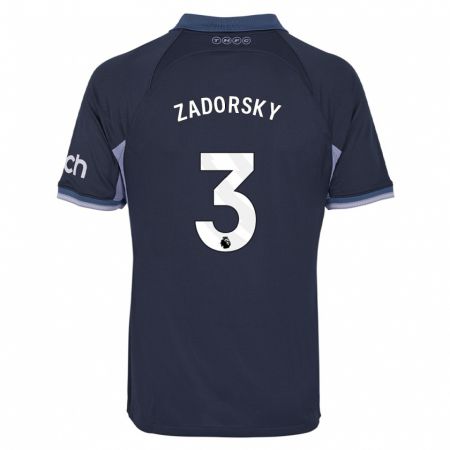 Kandiny Bambino Maglia Shelina Zadorsky #3 Blu Scuro Kit Gara Away 2023/24 Maglietta