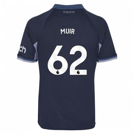 Kandiny Bambino Maglia Marqes Muir #62 Blu Scuro Kit Gara Away 2023/24 Maglietta