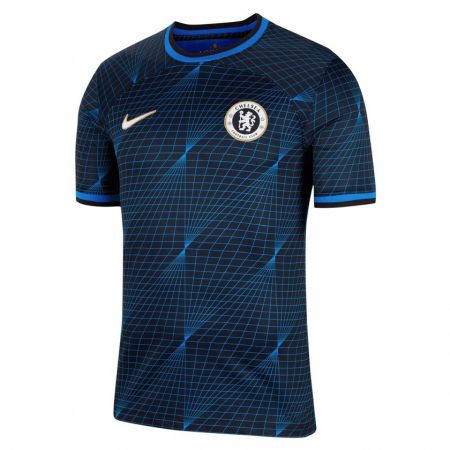 Kandiny Bambino Maglia Tino Anjorin #27 Blu Scuro Kit Gara Away 2023/24 Maglietta