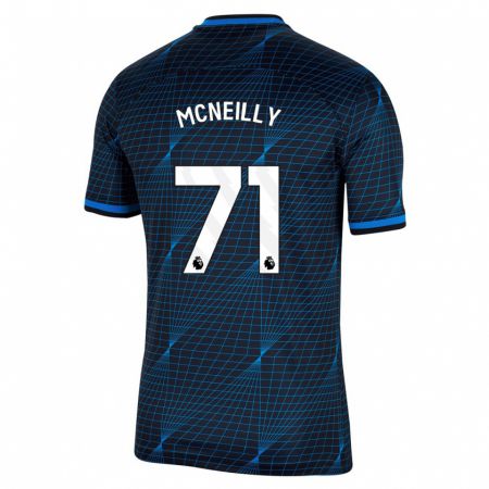 Kandiny Kinderen Donnell Mcneilly #71 Donkerblauw Uitshirt Uittenue 2023/24 T-Shirt België