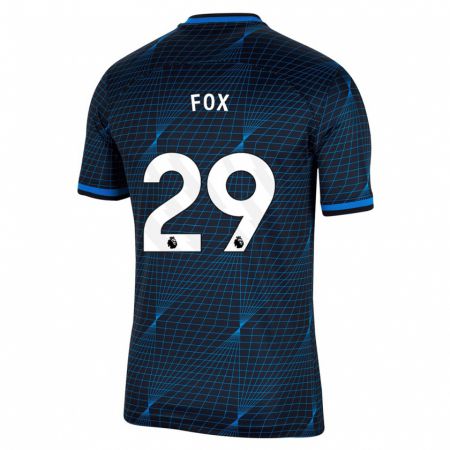 Kandiny Kinderen Jorja Fox #29 Donkerblauw Uitshirt Uittenue 2023/24 T-Shirt België