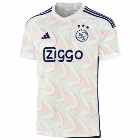 Kandiny Kinderen Jamie Altelaar #18 Wit Uitshirt Uittenue 2023/24 T-Shirt België