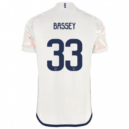 Kandiny Kinder Calvin Bassey #33 Weiß Auswärtstrikot Trikot 2023/24 T-Shirt Österreich