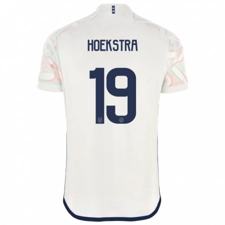 Kandiny Bambino Maglia Tiny Hoekstra #19 Bianco Kit Gara Away 2023/24 Maglietta