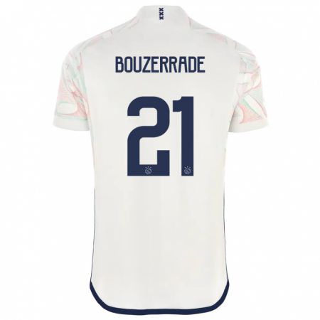 Kandiny Kinderen Zaina Bouzerrade #21 Wit Uitshirt Uittenue 2023/24 T-Shirt België