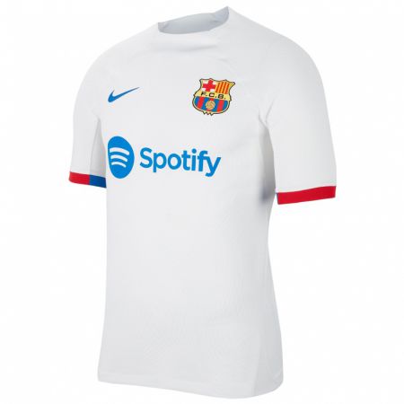 Kandiny Bambino Maglia Jordi Coca #0 Bianco Kit Gara Away 2023/24 Maglietta