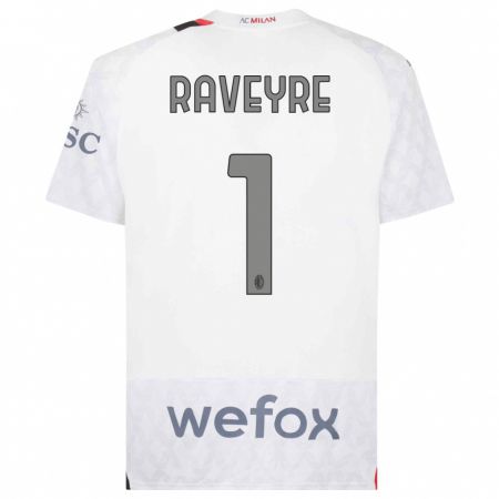 Kandiny Niño Camiseta Noah Raveyre #1 Blanco 2ª Equipación 2023/24 La Camisa