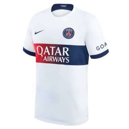 Kandiny Bambino Maglia Il Tuo Nome #0 Bianco Kit Gara Away 2023/24 Maglietta