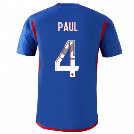 Kandiny Kinder Paul Akouokou #0 Blau Rot Auswärtstrikot Trikot 2023/24 T-Shirt Österreich