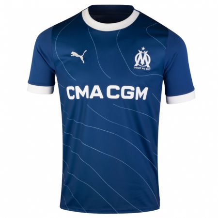 Kandiny Bambino Maglia Iliman Ndiaye #29 Blu Scuro Kit Gara Away 2023/24 Maglietta