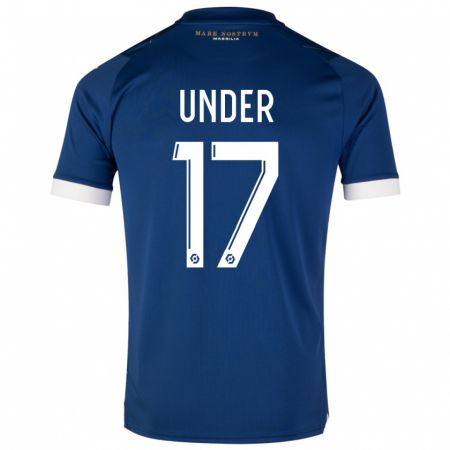 Kandiny Kinderen Cengiz Under #17 Donkerblauw Uitshirt Uittenue 2023/24 T-Shirt België