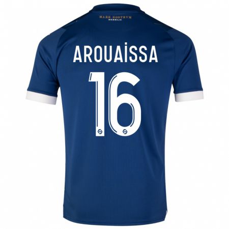 Kandiny Kinderen Ines Arouaissa #16 Donkerblauw Uitshirt Uittenue 2023/24 T-Shirt België