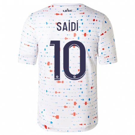 Kandiny Bambino Maglia Rachel Saidi #10 Bianco Kit Gara Away 2023/24 Maglietta