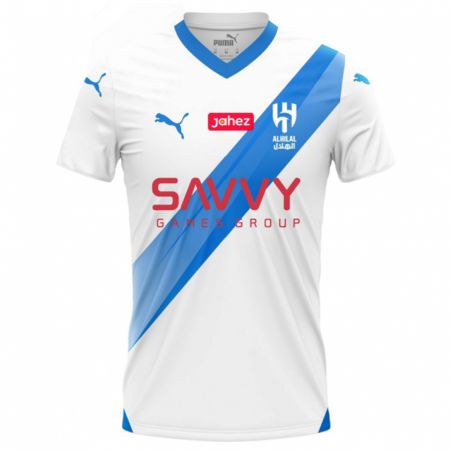 Kandiny Bambino Maglia Hassan Tambakti #87 Bianco Kit Gara Away 2023/24 Maglietta