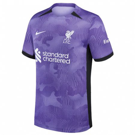 Kandiny Bambino Maglia Roberto Firmino #9 Viola Kit Gara Third 2023/24 Maglietta