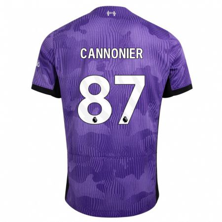 Kandiny Bambino Maglia Oakley Cannonier #87 Viola Kit Gara Third 2023/24 Maglietta