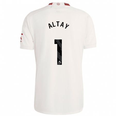 Kandiny Niño Camiseta Altay Bayindir #1 Blanco Equipación Tercera 2023/24 La Camisa