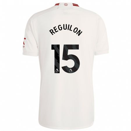 Kandiny Kinderen Sergio Reguilón #15 Wit Thuisshirt Derde Tenue 2023/24 T-Shirt België