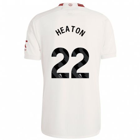 Kandiny Kinder Tom Heaton #22 Weiß Ausweichtrikot Trikot 2023/24 T-Shirt Österreich