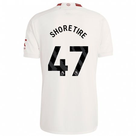 Kandiny Bambino Maglia Shola Shoretire #47 Bianco Kit Gara Third 2023/24 Maglietta