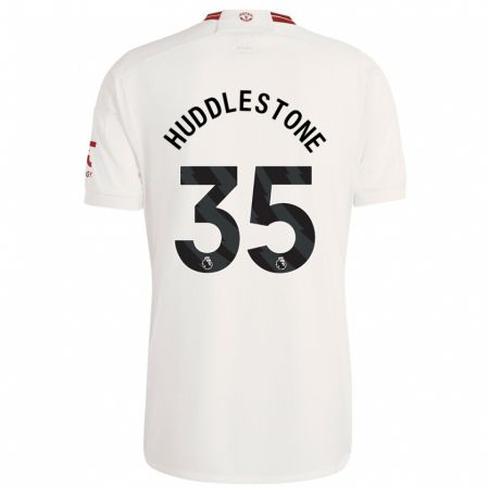 Kandiny Kinderen Tom Huddlestone #35 Wit Thuisshirt Derde Tenue 2023/24 T-Shirt België