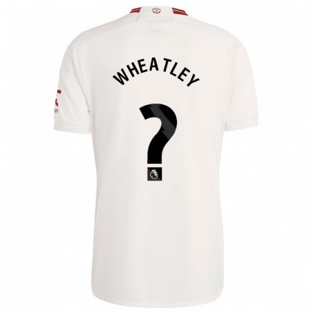 Kandiny Niño Camiseta Ethan Wheatley #0 Blanco Equipación Tercera 2023/24 La Camisa