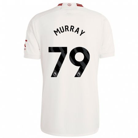 Kandiny Bambino Maglia Sam Murray #79 Bianco Kit Gara Third 2023/24 Maglietta