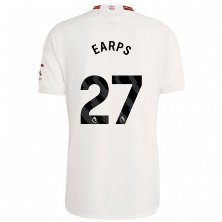 Kandiny Bambino Maglia Mary Earps #27 Bianco Kit Gara Third 2023/24 Maglietta