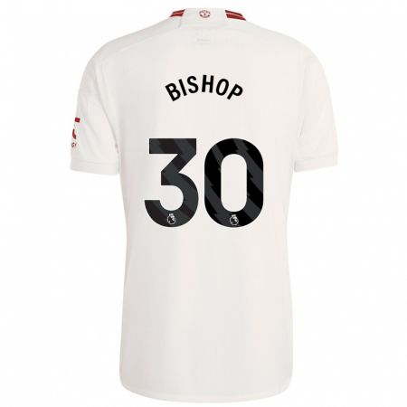 Kandiny Kinderen Nathan Bishop #30 Wit Thuisshirt Derde Tenue 2023/24 T-Shirt België